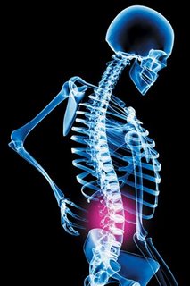 Dor em região lombar da coluna vertebral